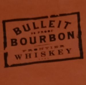 XL Orange Bulleit Bourbon t-shirt